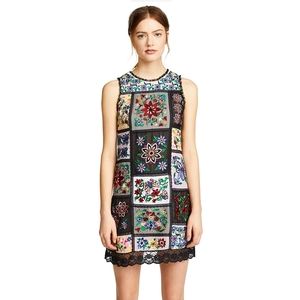 Alice + Olivia Marcelina Embroidered Dress Size 0